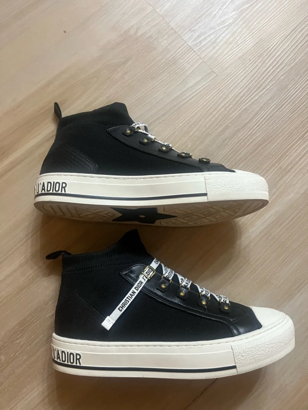 Dior Walk'N'Dior Technical Obliq Sneaker - Black Size 40 - Picture 4 of 6